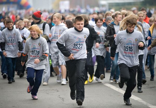 Всероссийский день бега Кросс нации - 2010 в Екатеринбурге