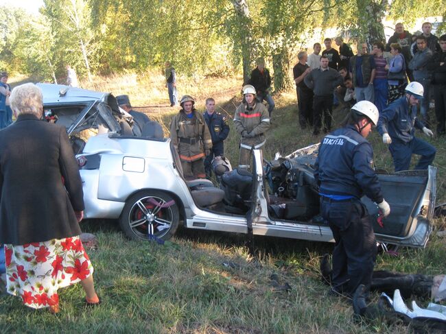 ДТП со свадебным кортежем в Орловской области