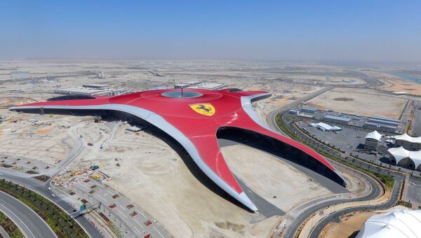 Так выглядит тематический парк Ferrari World Abu Dhabi