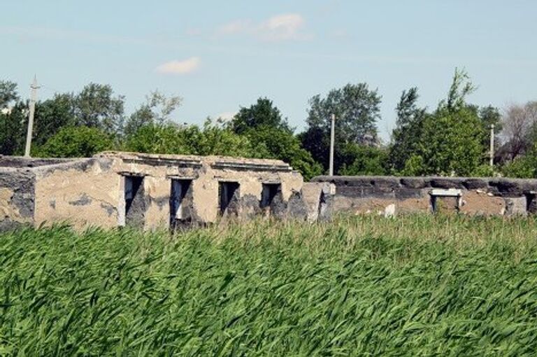 Затопленные здания в Челябинске