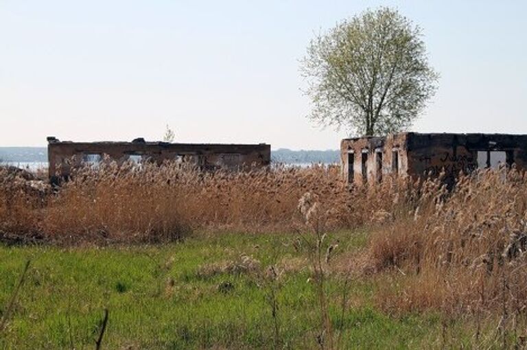 Затопленные здания в Челябинске