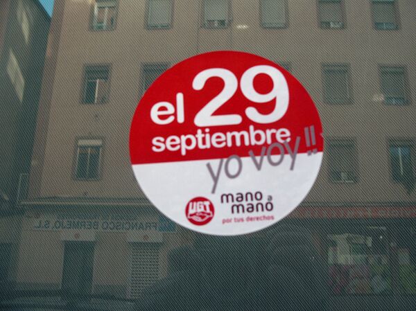 В Испании проходит всеобщая забастовка в знак протеста против политики жесткой экономии