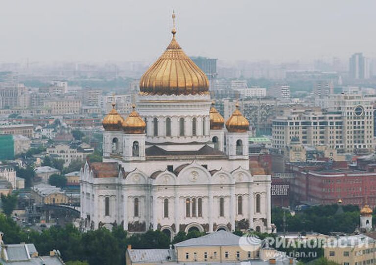 Вид на Храм Христа Спасителя