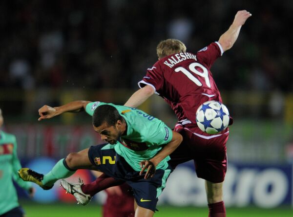 Рубин сыграл вничью с Барселоной в Лиге чемпионов