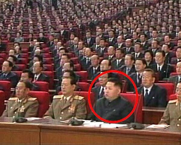 Телевидение КНДР впервые показало предполагаемого преемника Ким Чен Ира