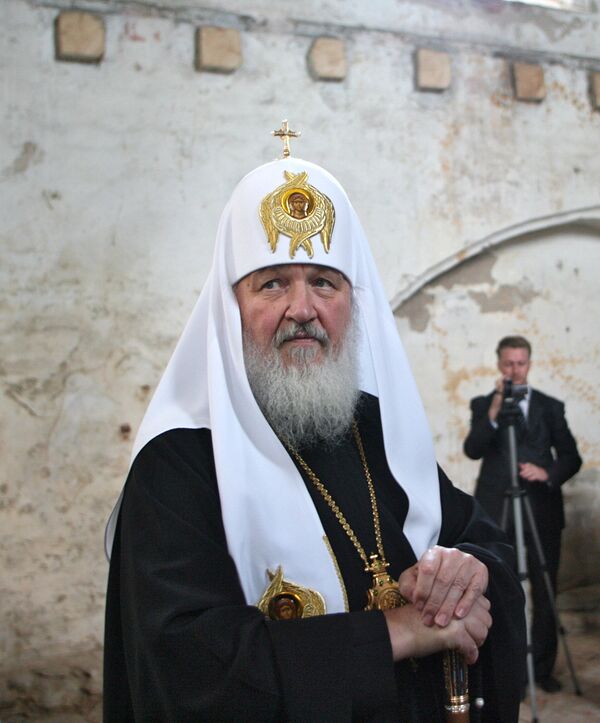 Патриарх посетил здание бывшей кирхи Арнау в Калининграде