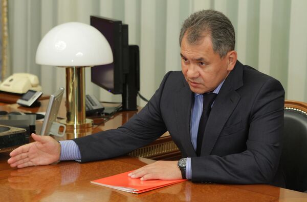 Министр по чрезвычайным ситуациям Сергей Шойгу