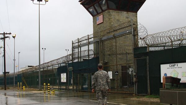 Американская тюрьма Гуантанамо на острове Куба. Архивное фото