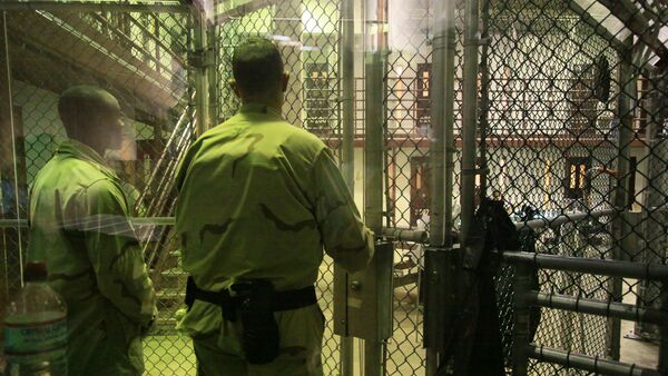 Тюремная охрана в Гуантанамо. Архивное фото.
