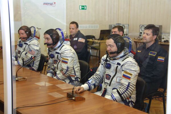 Состоялся запуск космического корабля Союз ТМА-М с российско- американским экипажем на борту