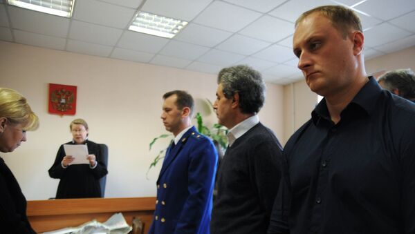 Вынесение приговора обвиняемому в нападении на актера А. Зиброва