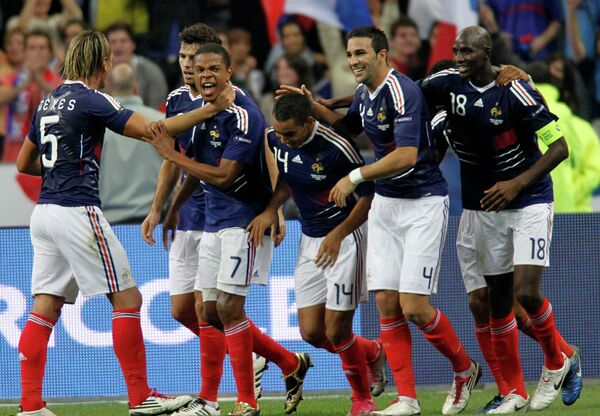 Сборная Франции победила Румынию в матче отборочного турнира Евро-2012