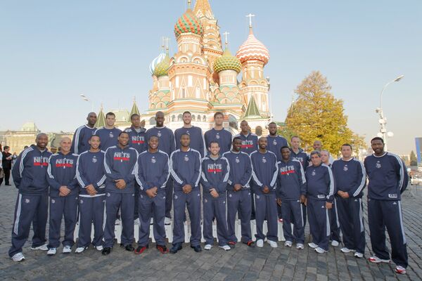 Визит команды New Jersey Nets в Москву