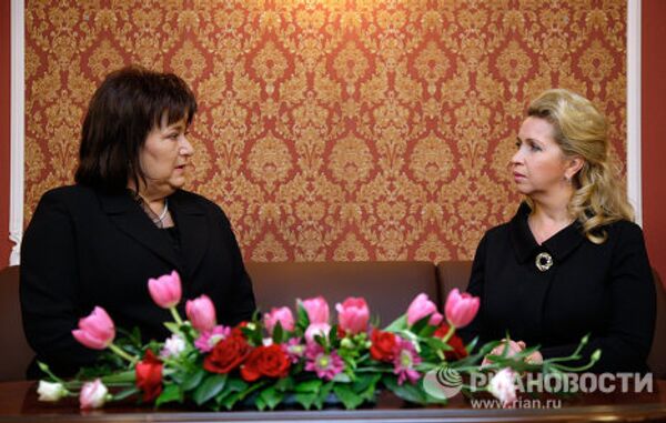 Встреча Светлана Медведевой и Анны Коморовской