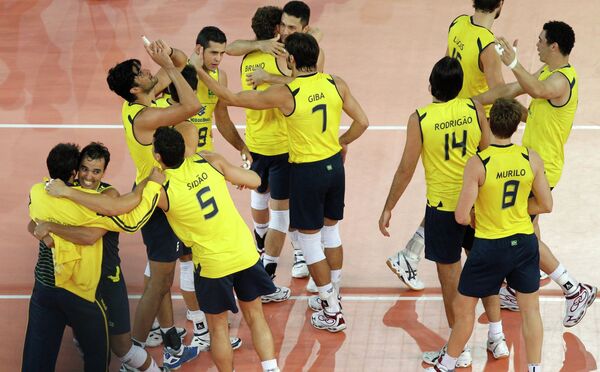 Сборная Бразилии по волейболу в третий раз подряд стала чемпионом мира