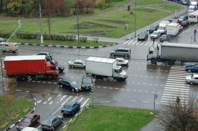 Две аварии в Москве