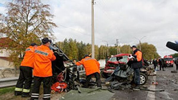 Авария возле села Гуйва в Житомирской области на Украине