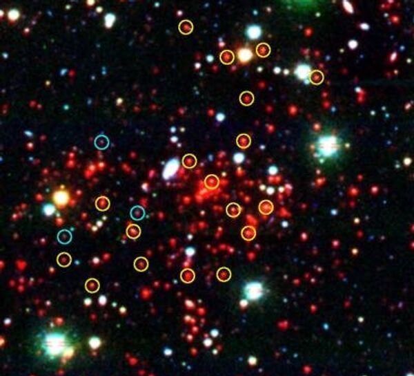 Астрономы обнаружили галактическое скопление-тяжеловес