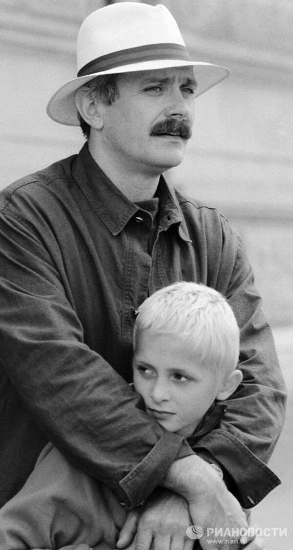 Никита Михалков с сыном Артемом