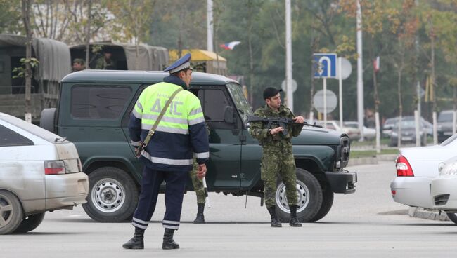 Спецоперация в здании парламента Чечни в Грозном