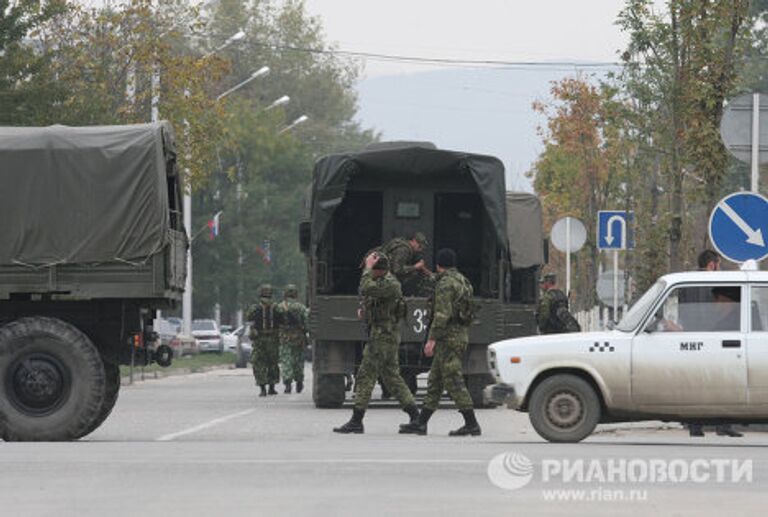 Спецоперация в здании парламента Чечни в Грозном