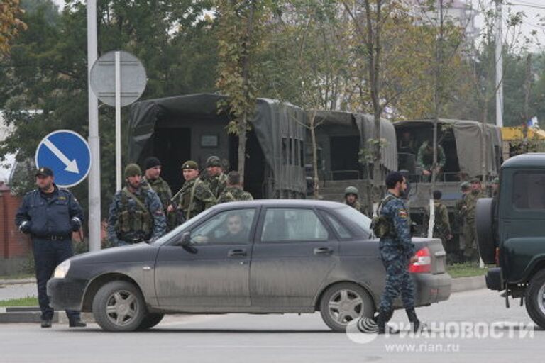 Спецоперация в здании парламента Чечни в Грозном