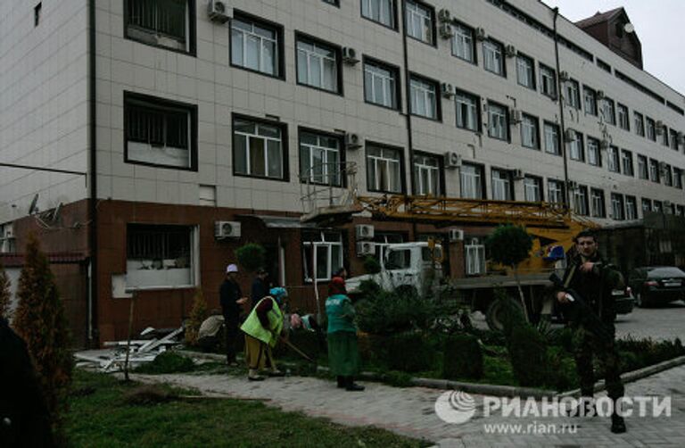 Попытка теракта у здания парламента Чечни в Грозном