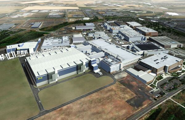 Схема строительства экспериментального завода D1X для производства чипов Intel в Хиллсборо
