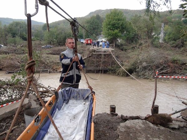 Пострадавшие от наводнения районы Кубани