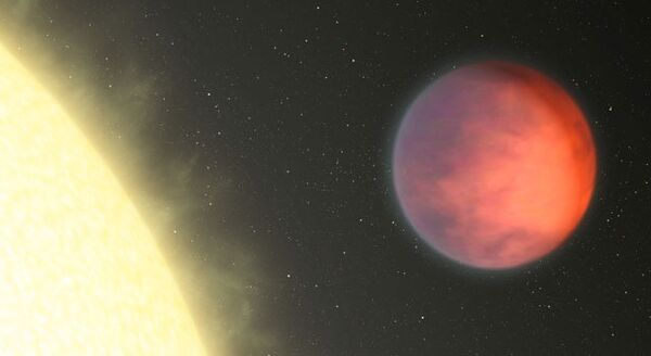 Обнаружена экзопланета с горячим пятном набекрень