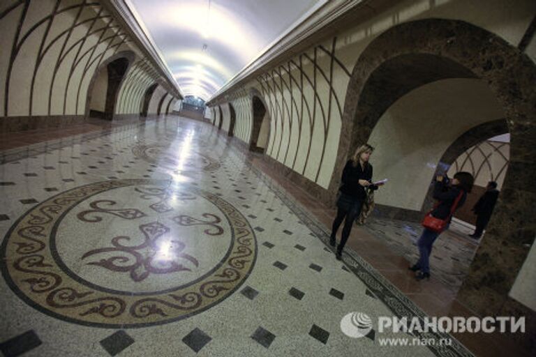 Пробный запуск первой очереди метрополитена в Алма-Ате