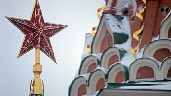 Кремлевская звезда на Спасской башне