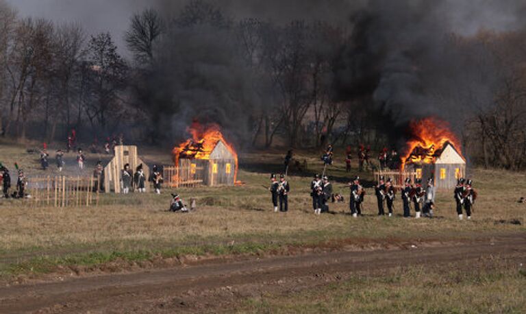 Реконструкция сражения Отечественной войны 1812 