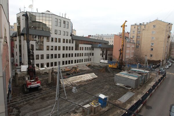 Строительство гостиницы в Малом Козихинском переулке