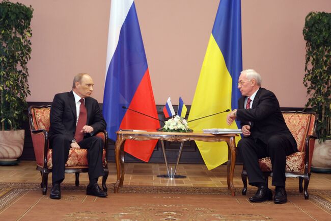 Встреча премьер-министров РФ и Украины