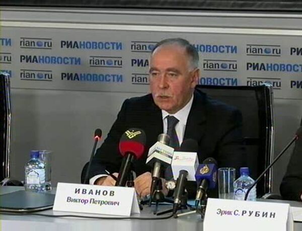 Брифинг директора ФСКН РФ и Заместителя Главы Миссии США в России
