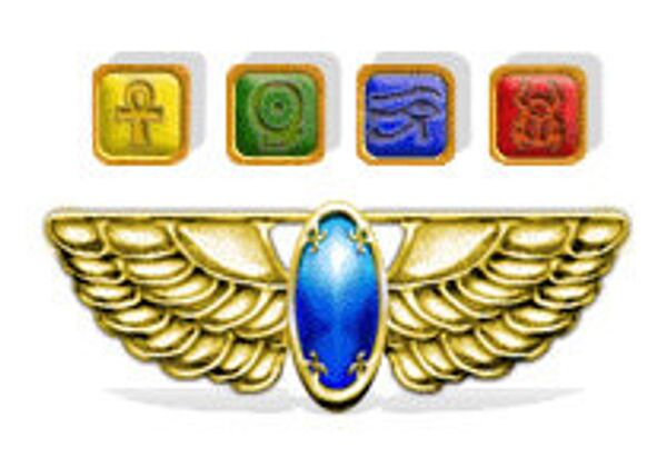 Партнерский лого для http://www.rian.ru/edugames/ (Тайны Египта)