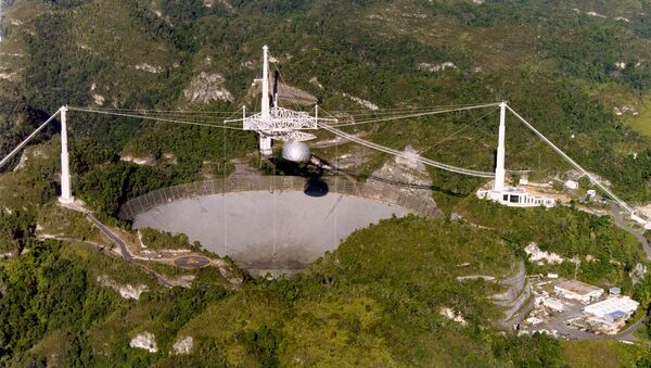 Радиоастрономическая обсерватория Аресибо. Архивное фото