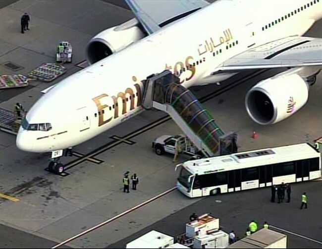 Подозрительный предмет был обнаружен на борту самолета компании UPS