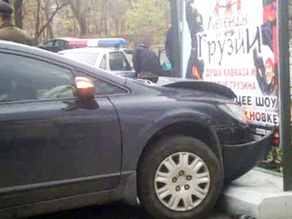Хонда и Тойота столкнулись в центре Москвы