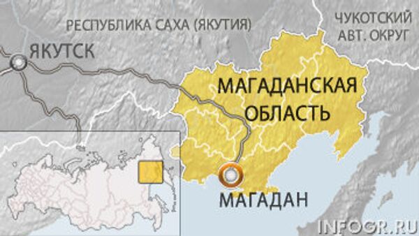 Магадан. Карта