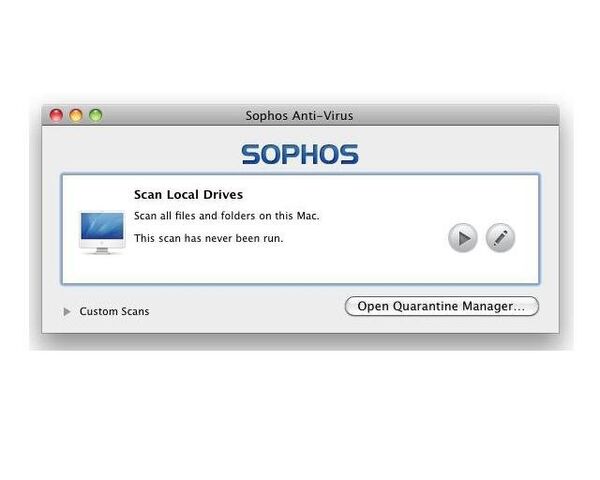Антивирусная программа Sophos Anti-Virus Home Edition for Mac
