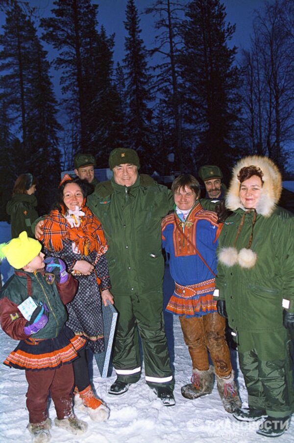 В.Черномырдин во время отдыха в Финляндии 