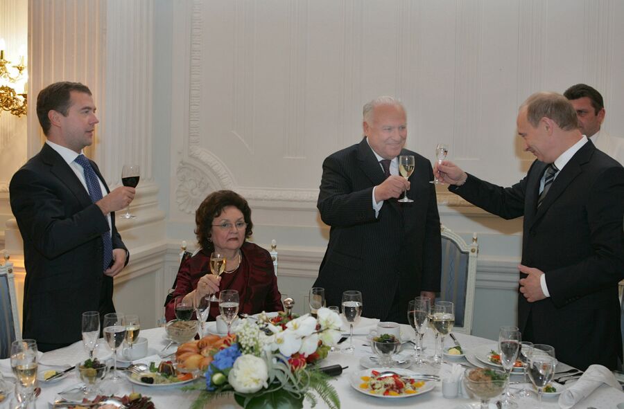Торжественный вечер, посвященный 70-летию Виктора Черномырдина в доме правительства РФ