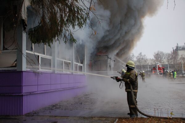 Пожар в Башкирии