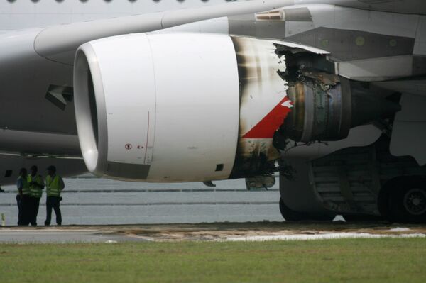 Инцидент с самолетом А380 авиакомпании Qantas