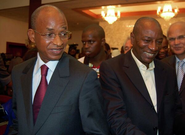 Кандидаты в президенты Гвинеи Селлу Далейн Диалло и Альфа Конди