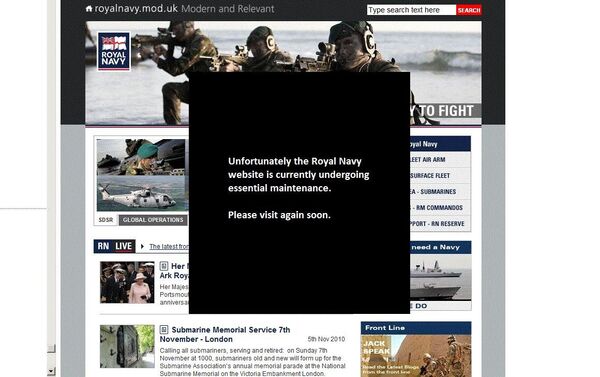Сайт военно-морских сил Великобритании взломан хакерами