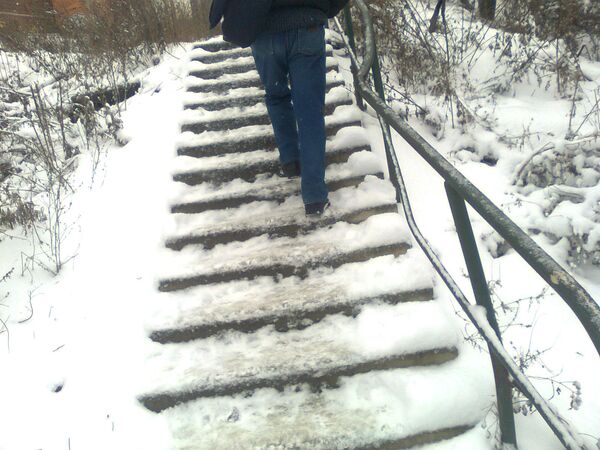 Первый снег и гололед во Владивостоке