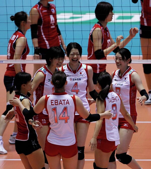 Волейболистки сборной Японии